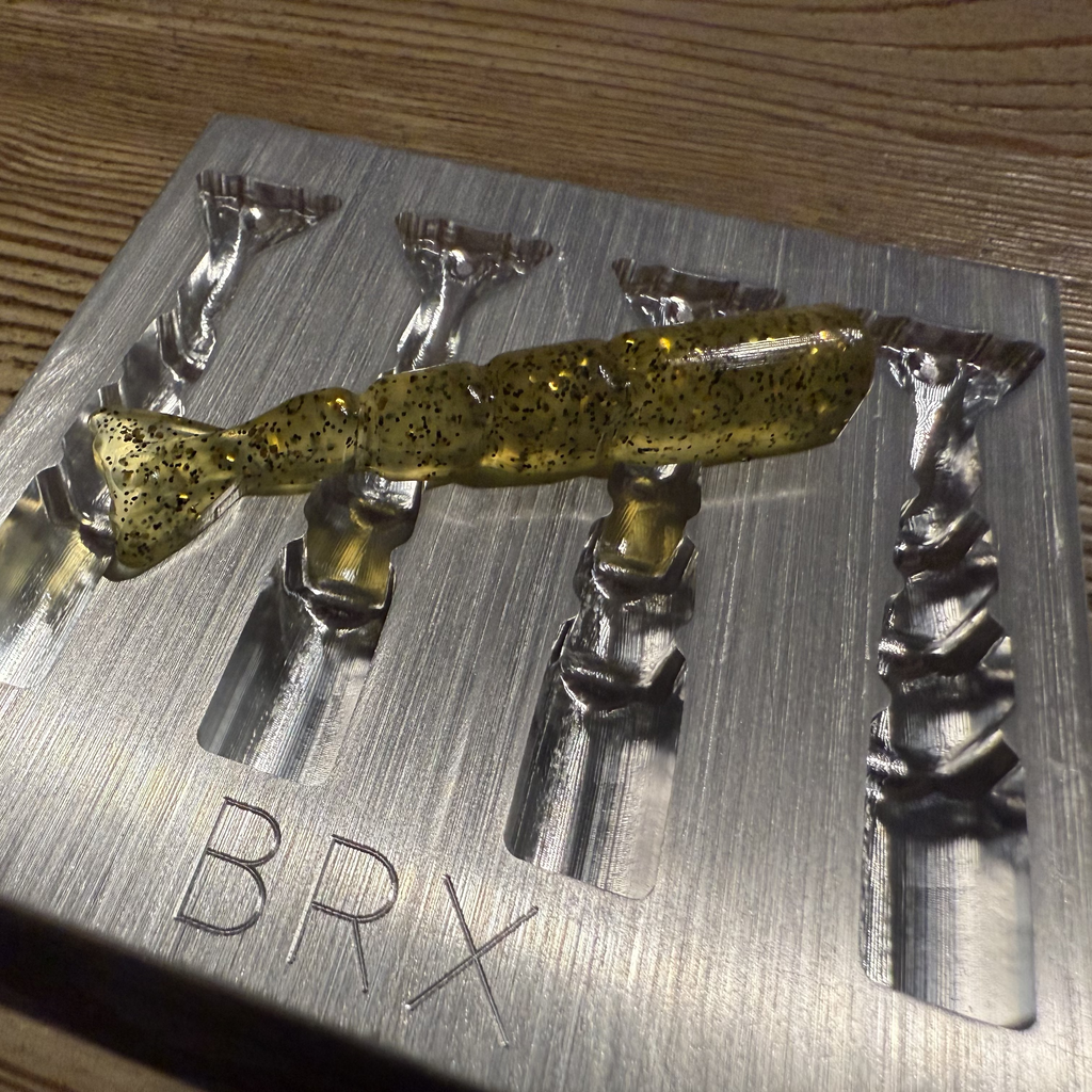 3 Inch Shrimp Tail Mold