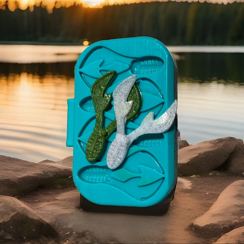 2.75 Inch Craw Chunk Trailer Mold