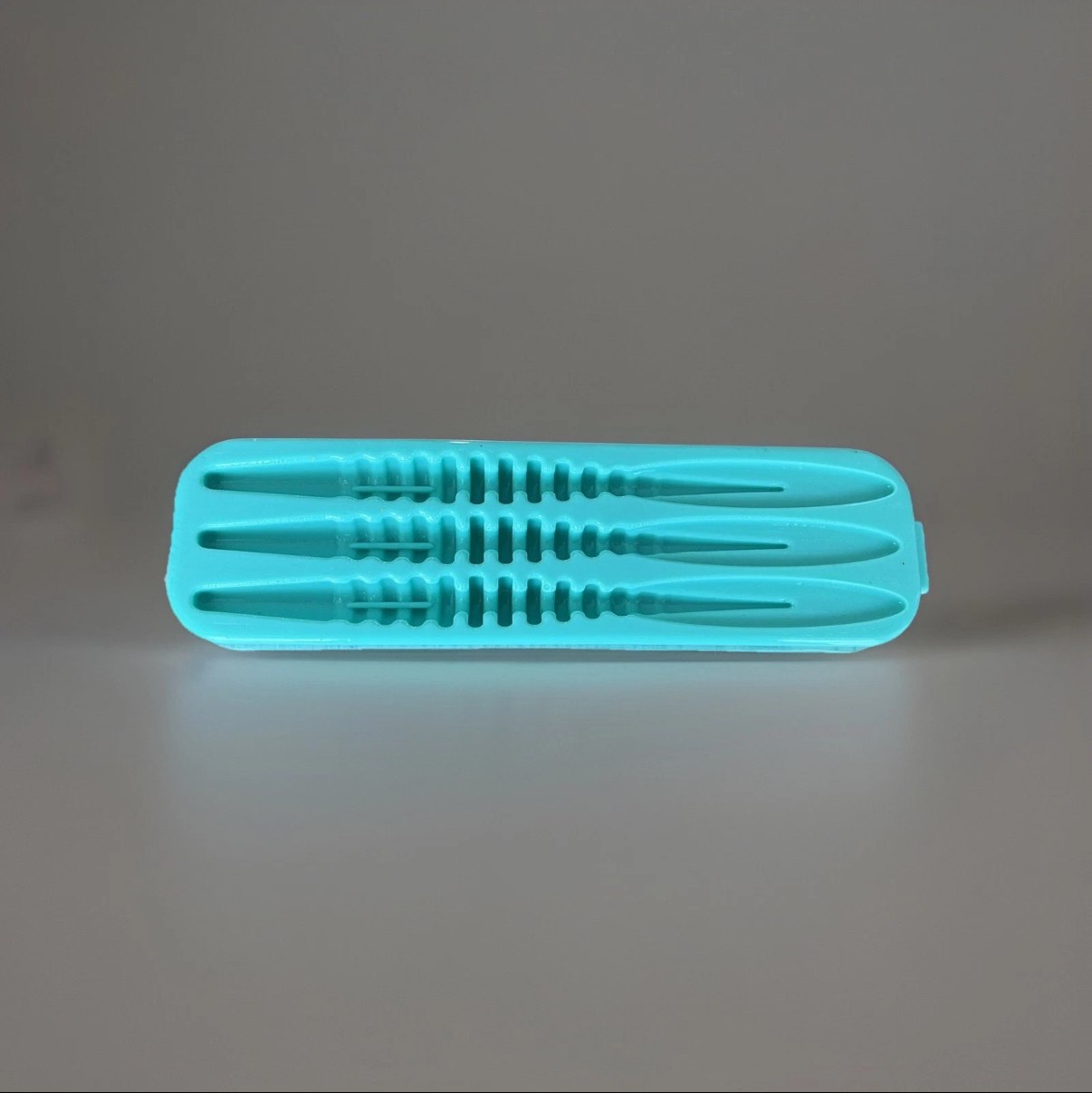 8 Inch Ribbed Worm Mold