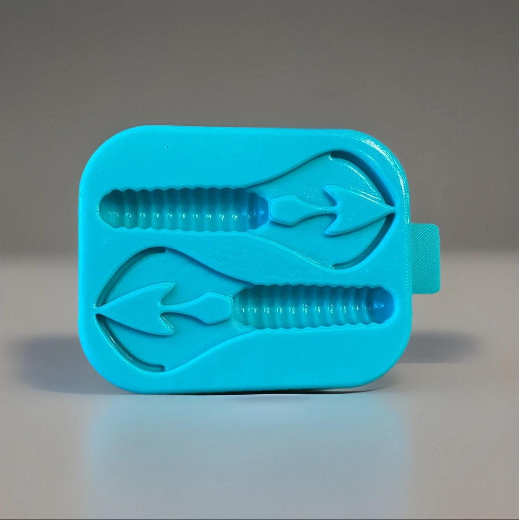 4 Inch Fat Craw Grub Mold