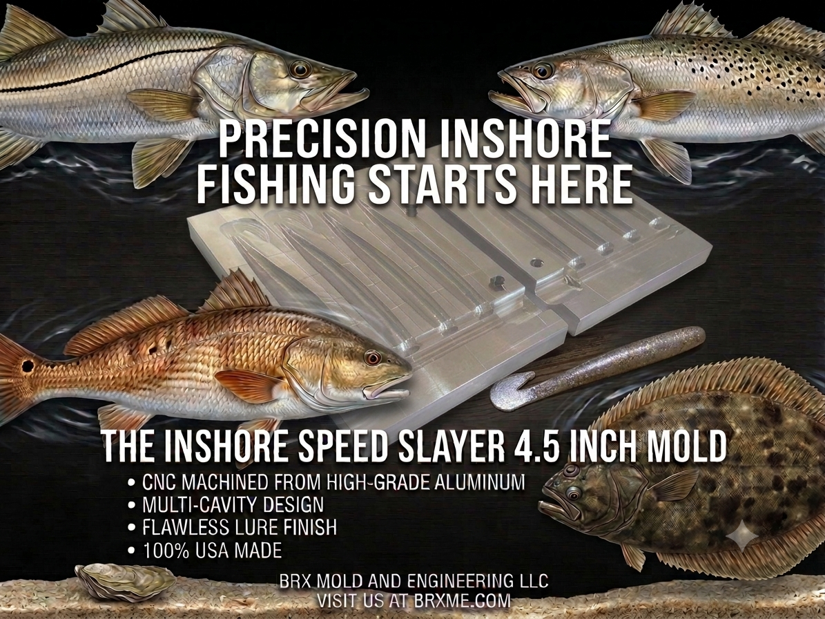 4.5in Inshore Speed Slayer Injection Mold