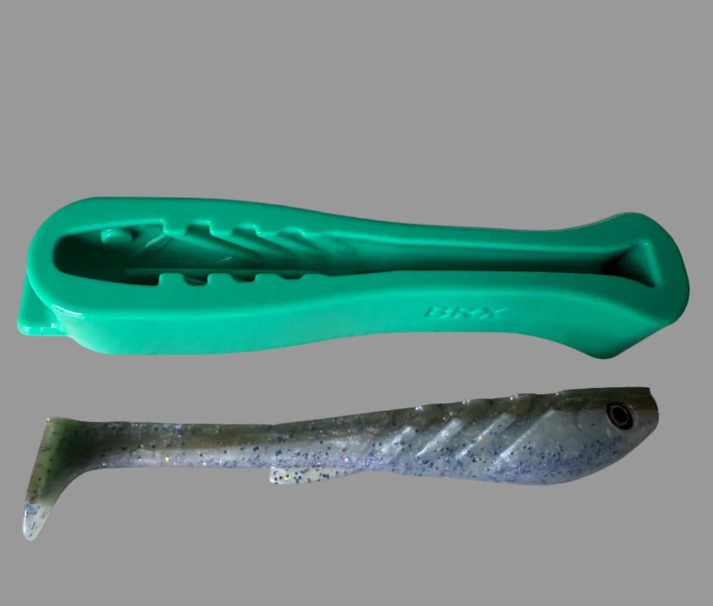 8 Inch Ribbed Swimbait Mold