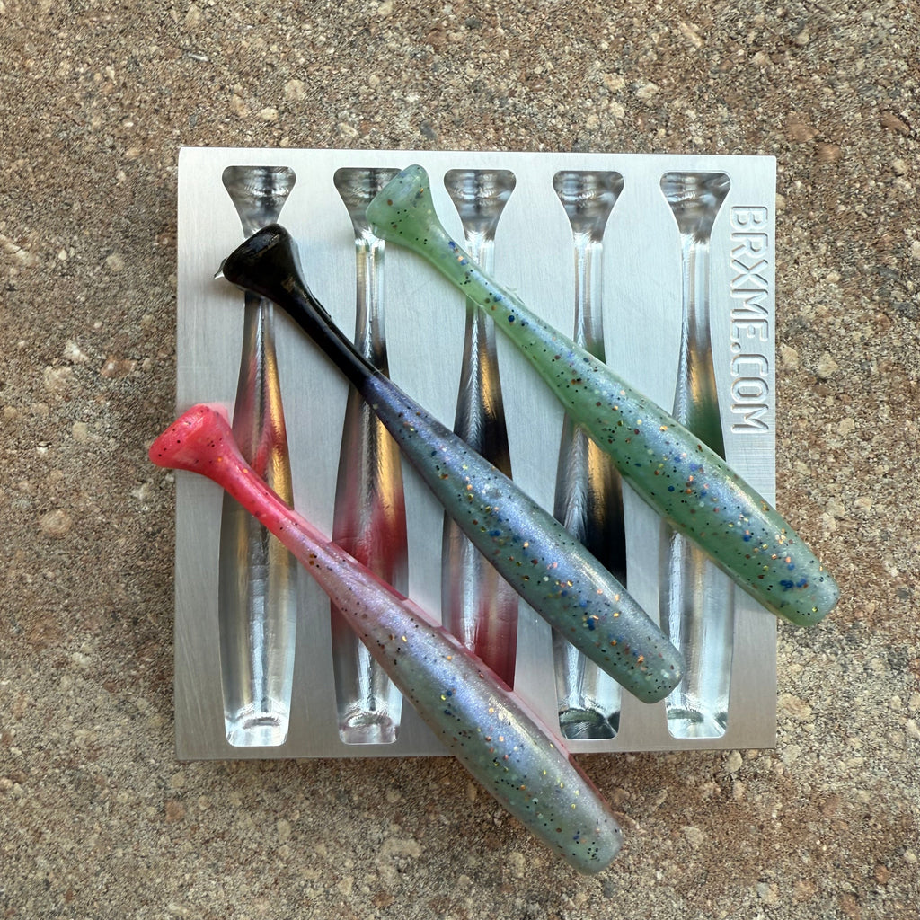 3.75” Aluminum Swim bait Mold