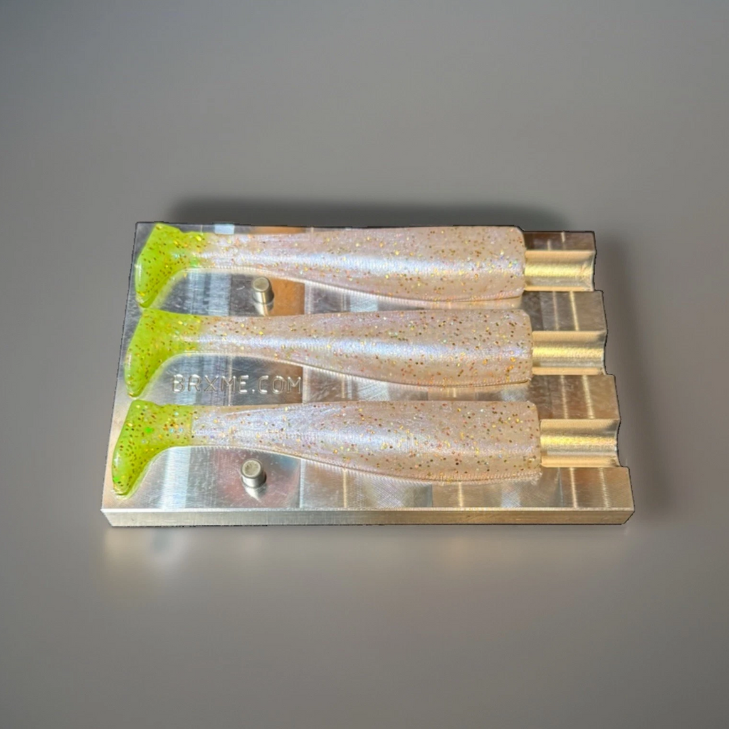 5in Swim Bait Mold, 2 Piece Injection Mold